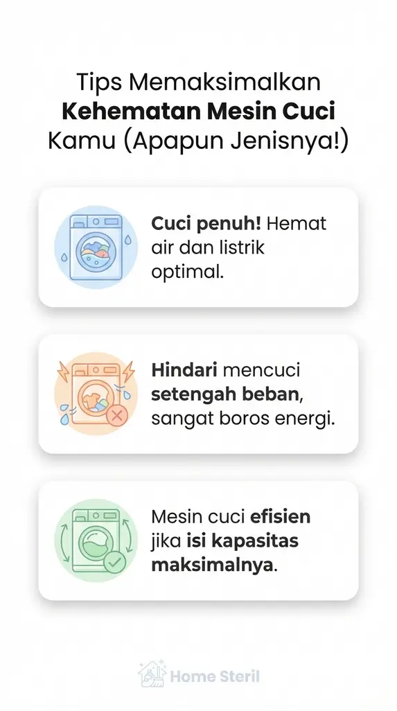 Tips Memaksimalkan Kehematan Mesin Cuci Kamu (Apapun Jenisnya!)